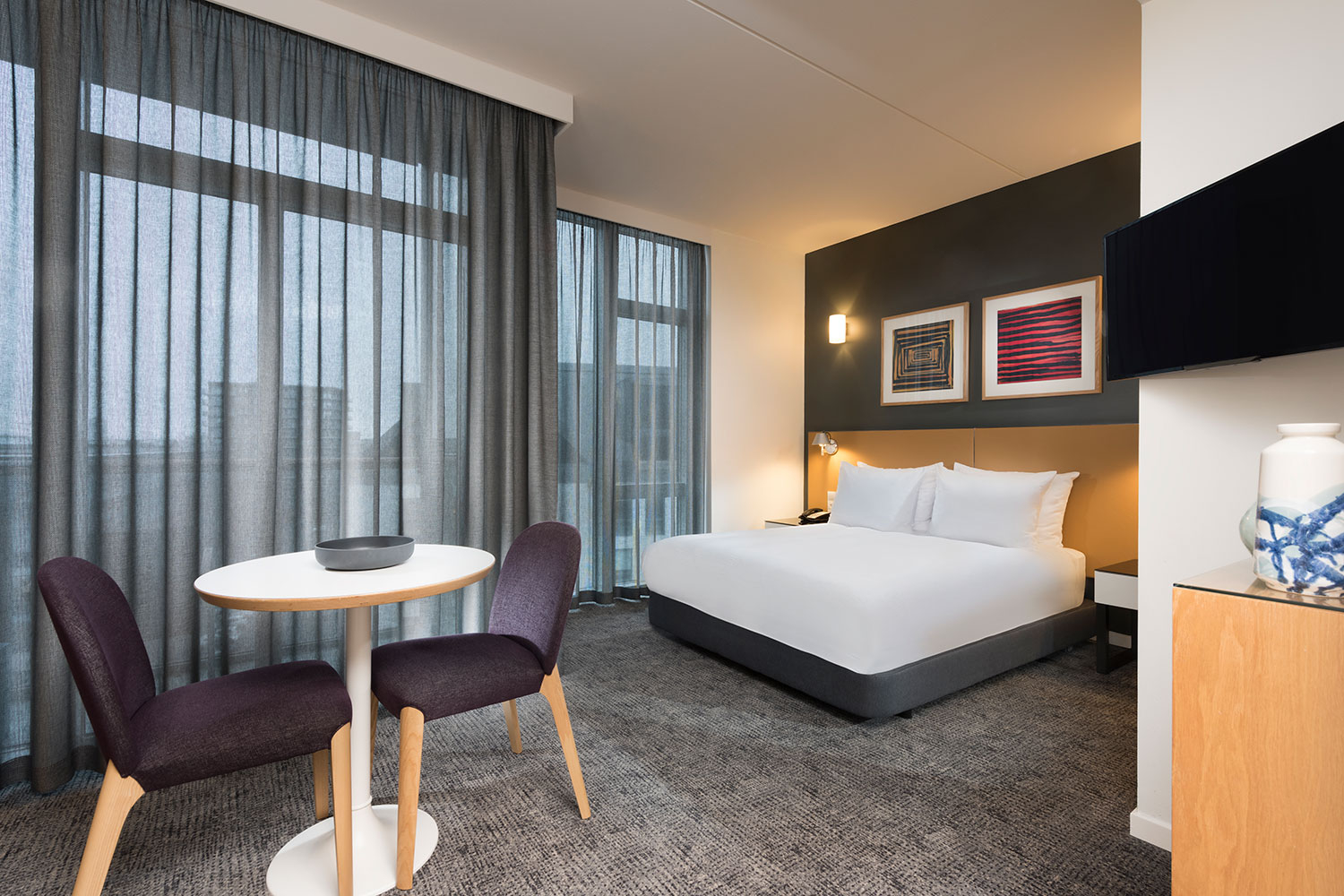 adina apartment hotel copenhagen studio room bedroom queen 01 2018