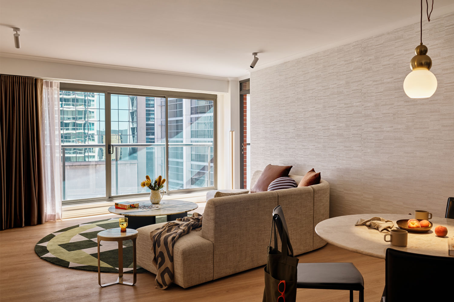 adina town hall two bedroom king lounge room 05 2025