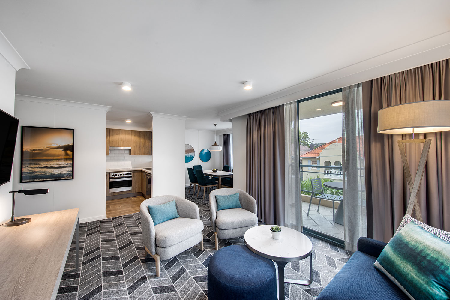 adina apartment hotel coogee two bedroom apartment lounge room and dining 02 2018