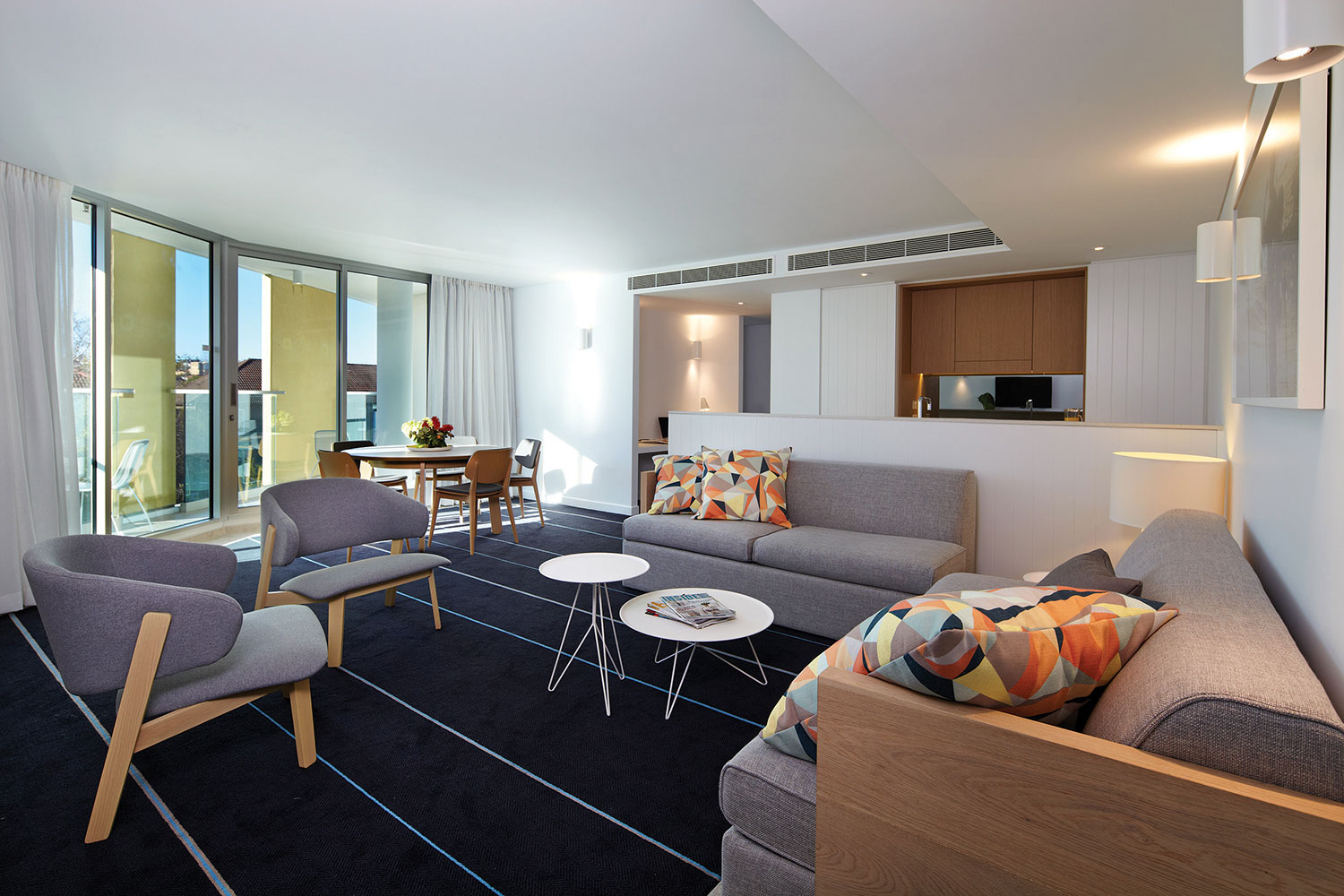 adina apartment hotel bondi beach three bedroom apartment lounge area 2013