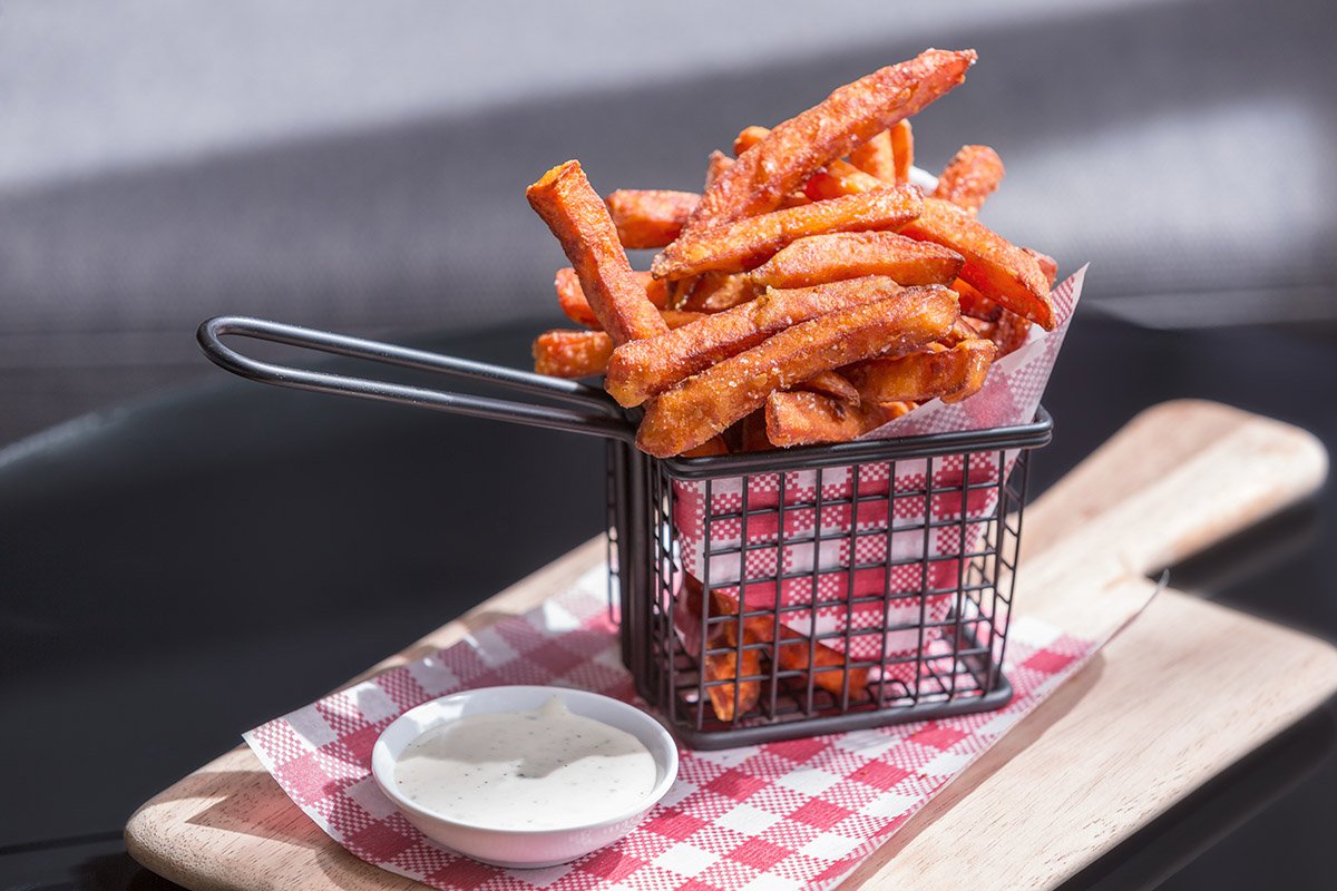 travelodge hotel sydney airport food fries 2017