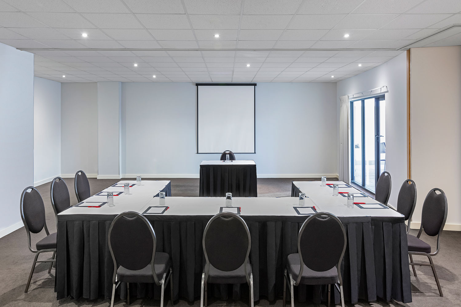 adina apartment hotel perth barrack plaza conference len buckeridge room u shape setup 01 2016