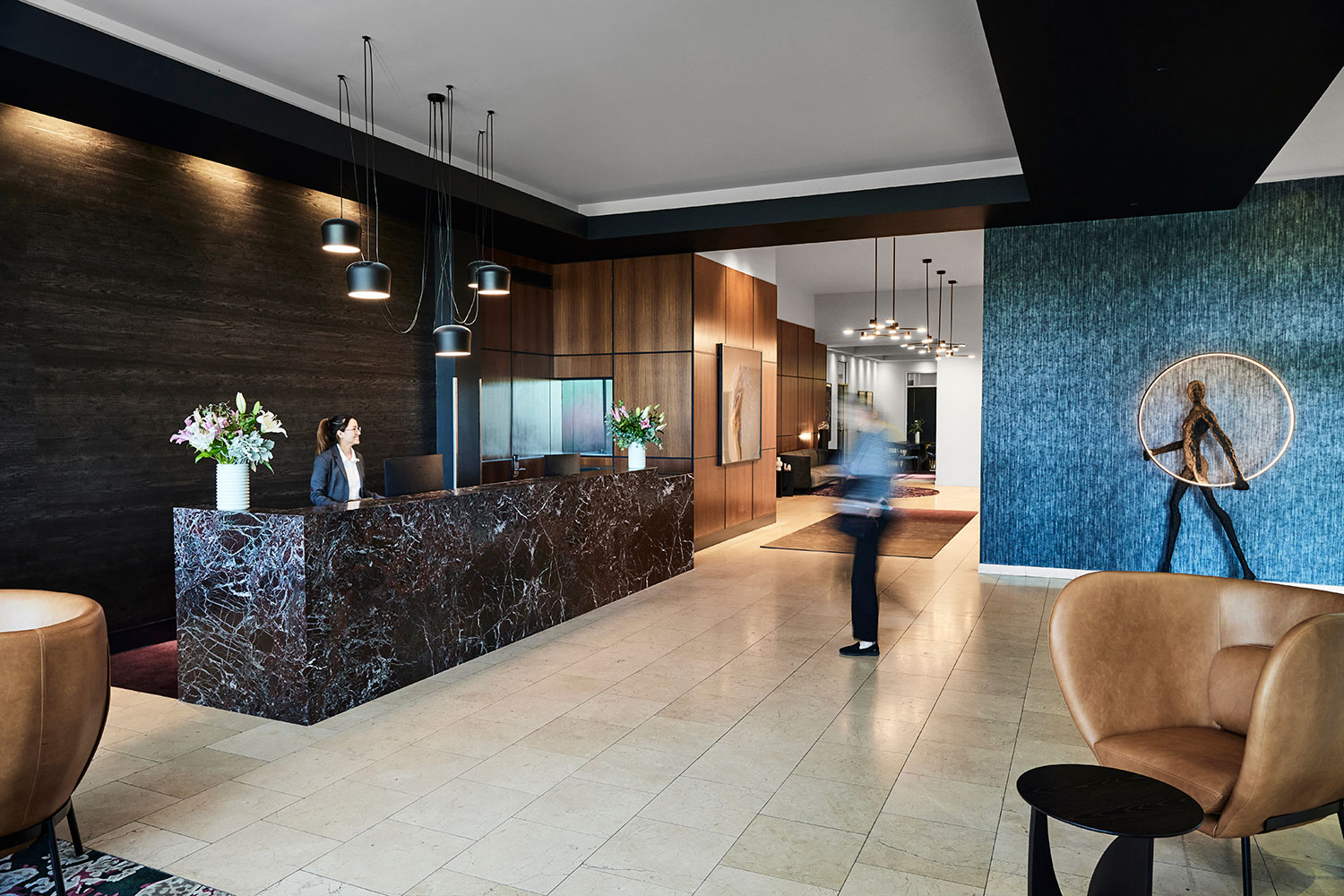 adina melbourne flinders street apartment hotel lobby 08 2022