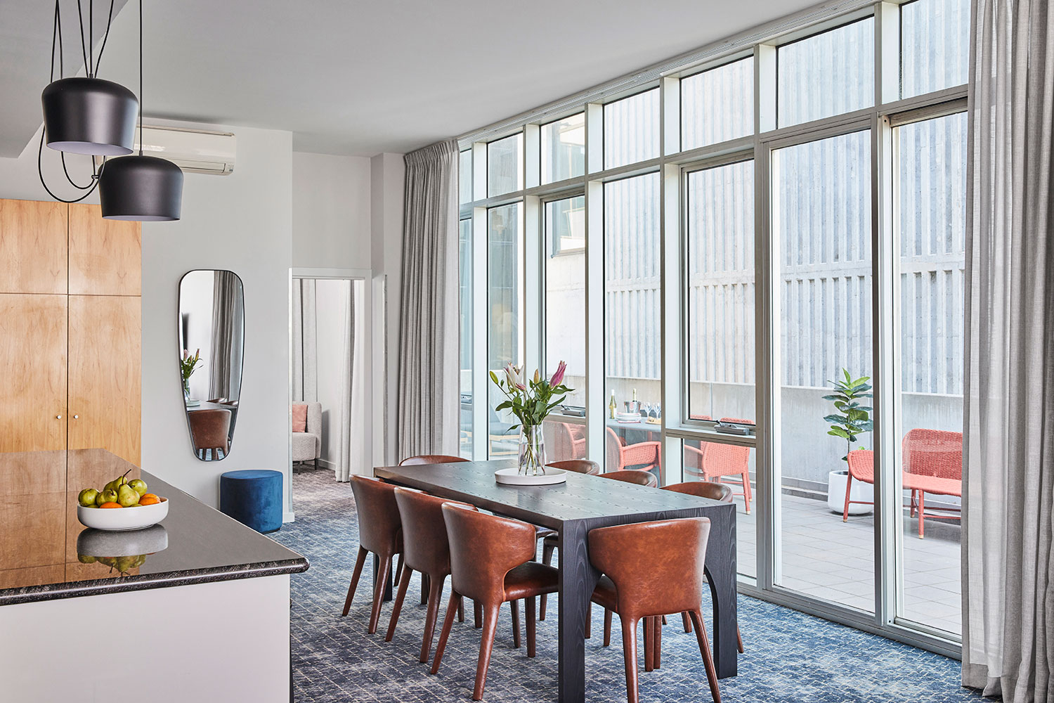 adina melbourne flinders street apartment hotel three bedroom suite dining 01 2022