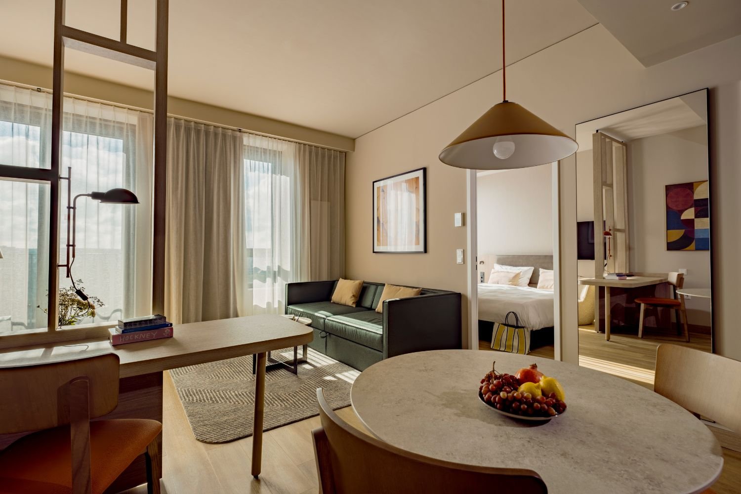 adina frankfurt neue oper one bedroom premier living 1