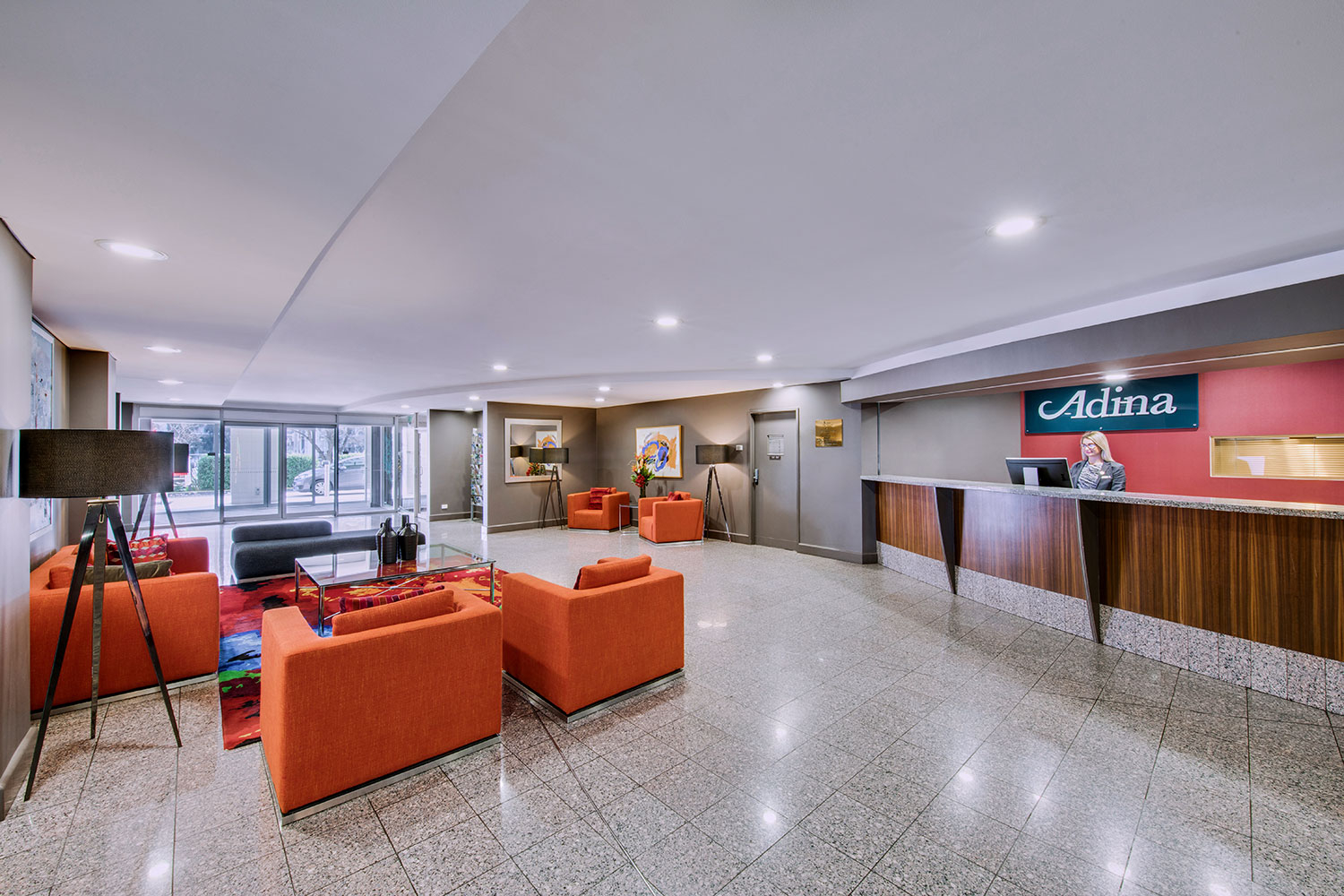 adina serviced apartments canberra james court hotel canberra lobby 03 2018