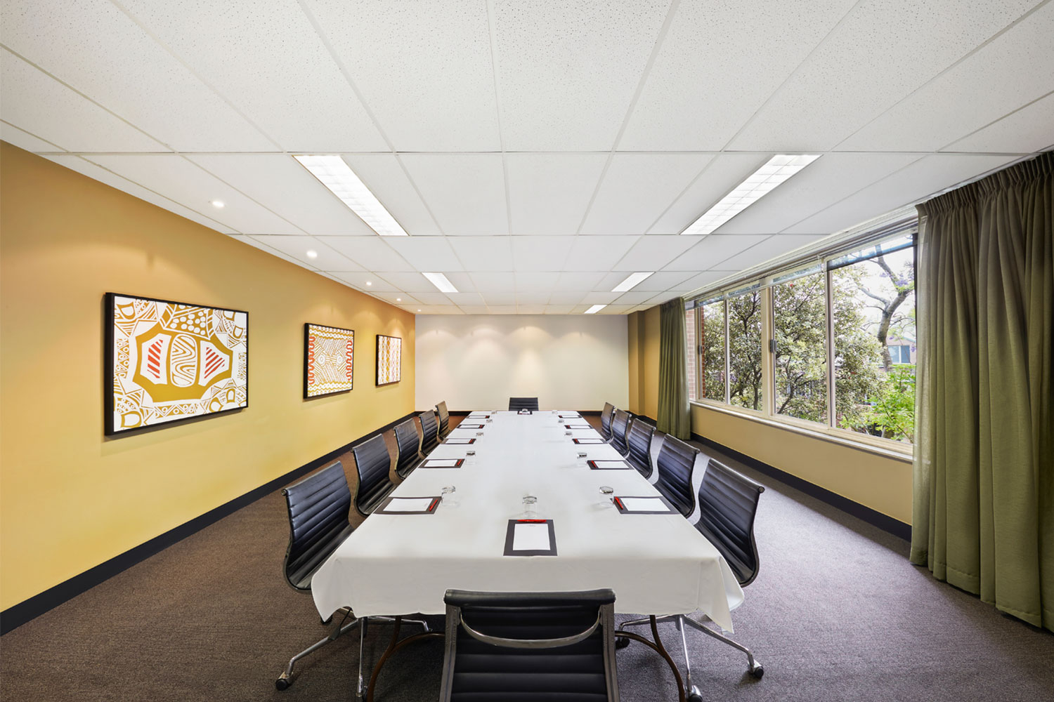 adina apartment hotel surry hills conference room terrace boardroom setup 01 2017
