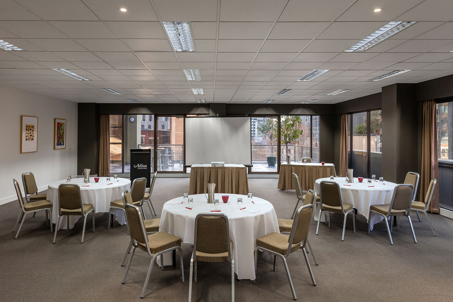 adina apartment hotel melbourne conference gardenia room cabaret 01 2017