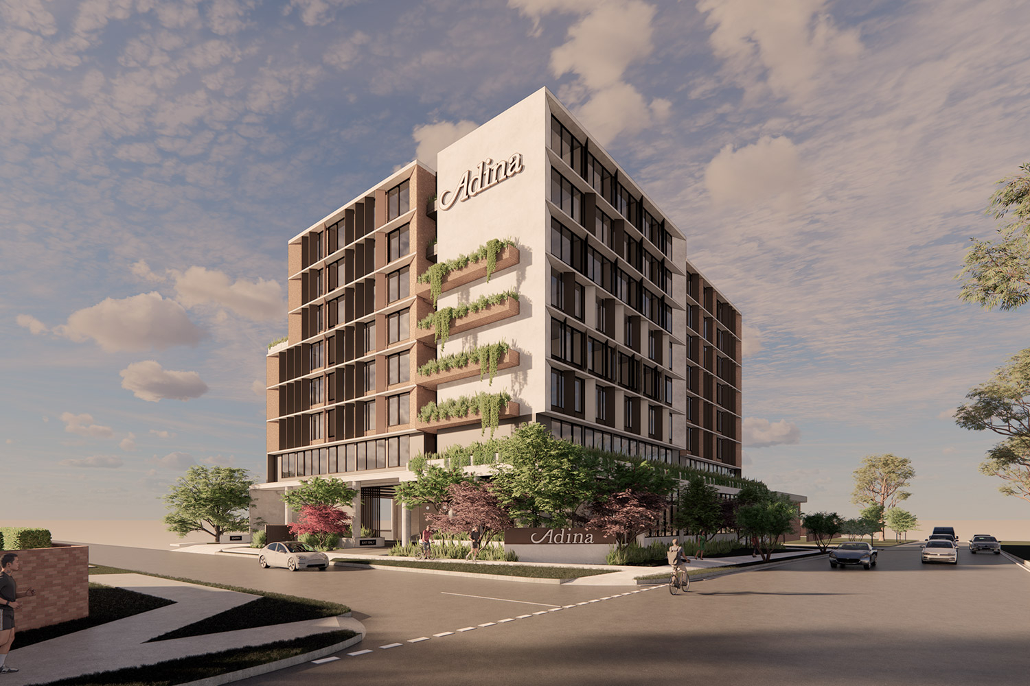 adina chermside exterior 1 render