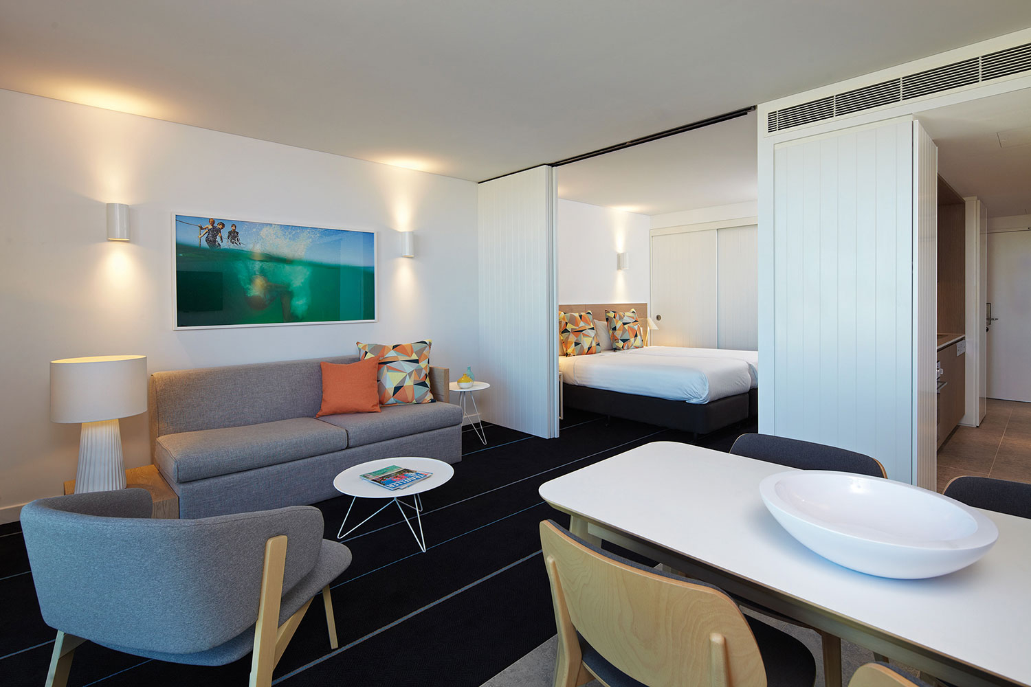 adina apartment hotel bondi beach hotel one bedroom apartment lounge area twin 2013