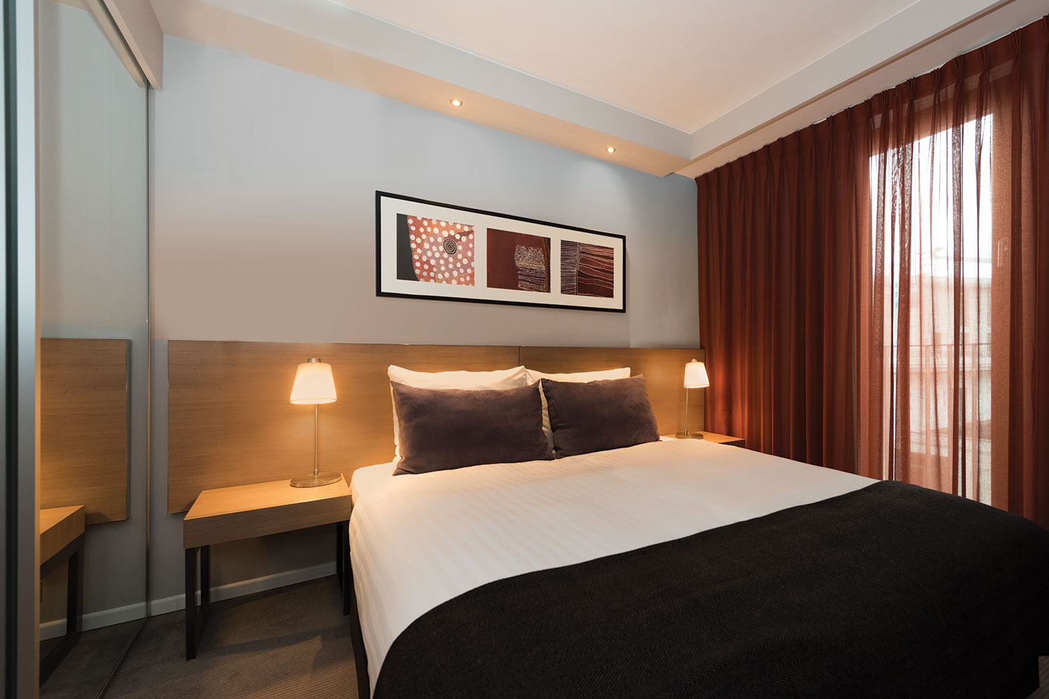 adina apartment hotel frankfurt neue oper two bedroom apartment bedroom 01 2017