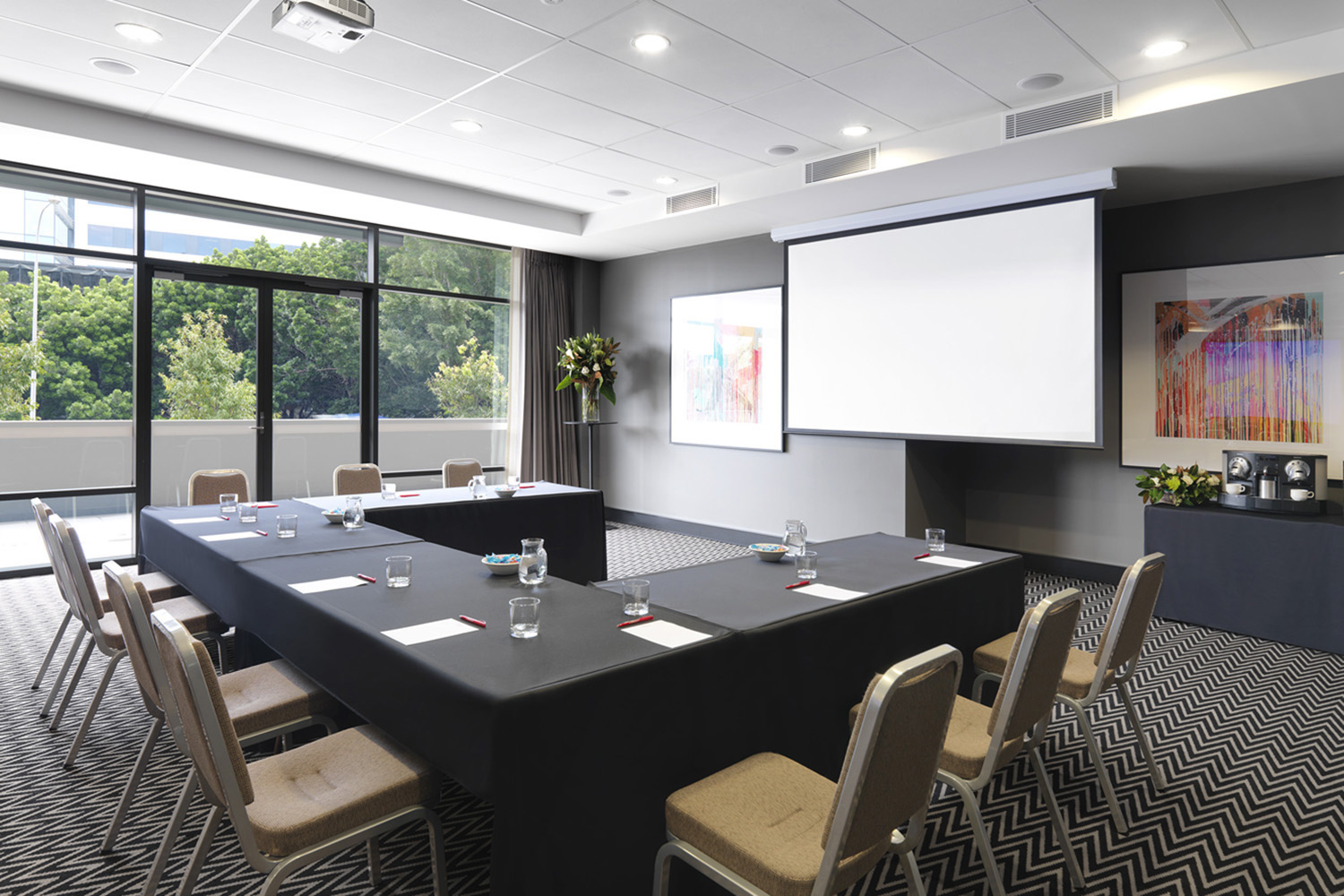 adina apartment hotel sydney airport crew conference ushape 1 2015