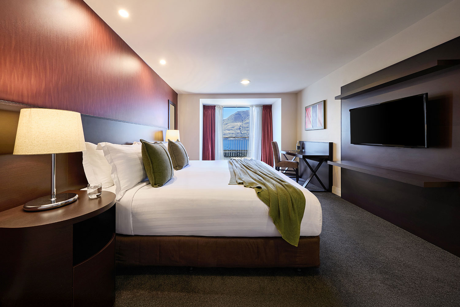 rendezvous queenstown premier 2 bed apartment lake view bedroom 2026