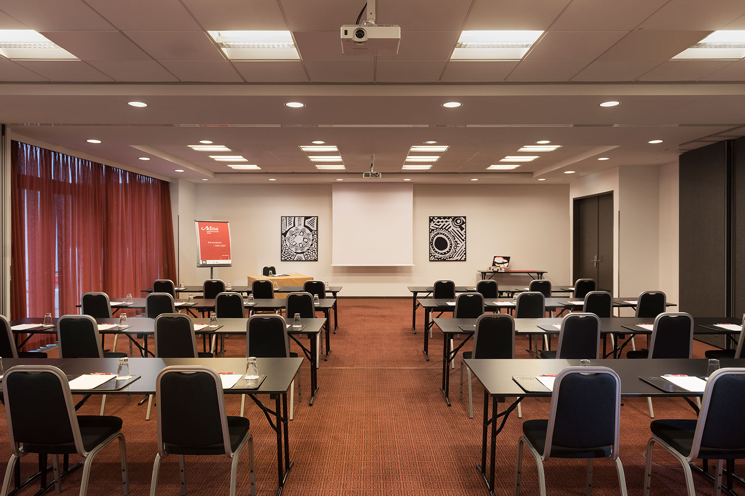 adina apartment hotel berlin mitte conference australia classroom setup 2017