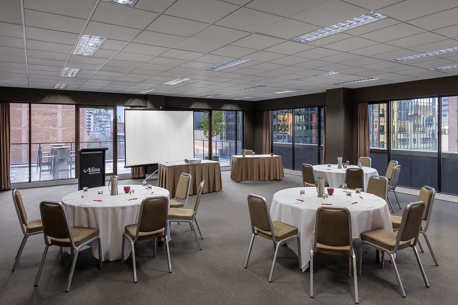 adina apartment hotel melbourne conference gardenia room cabaret 02 2017