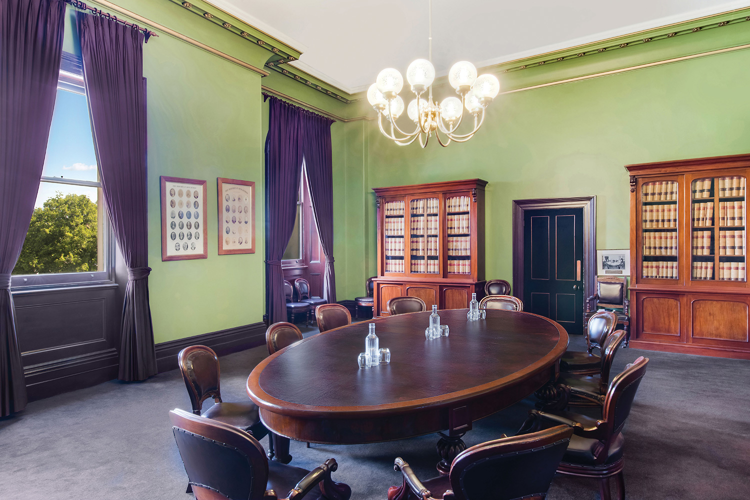 adina apartment hotel adelaide conference cabinet room boardroom setup 01 2018