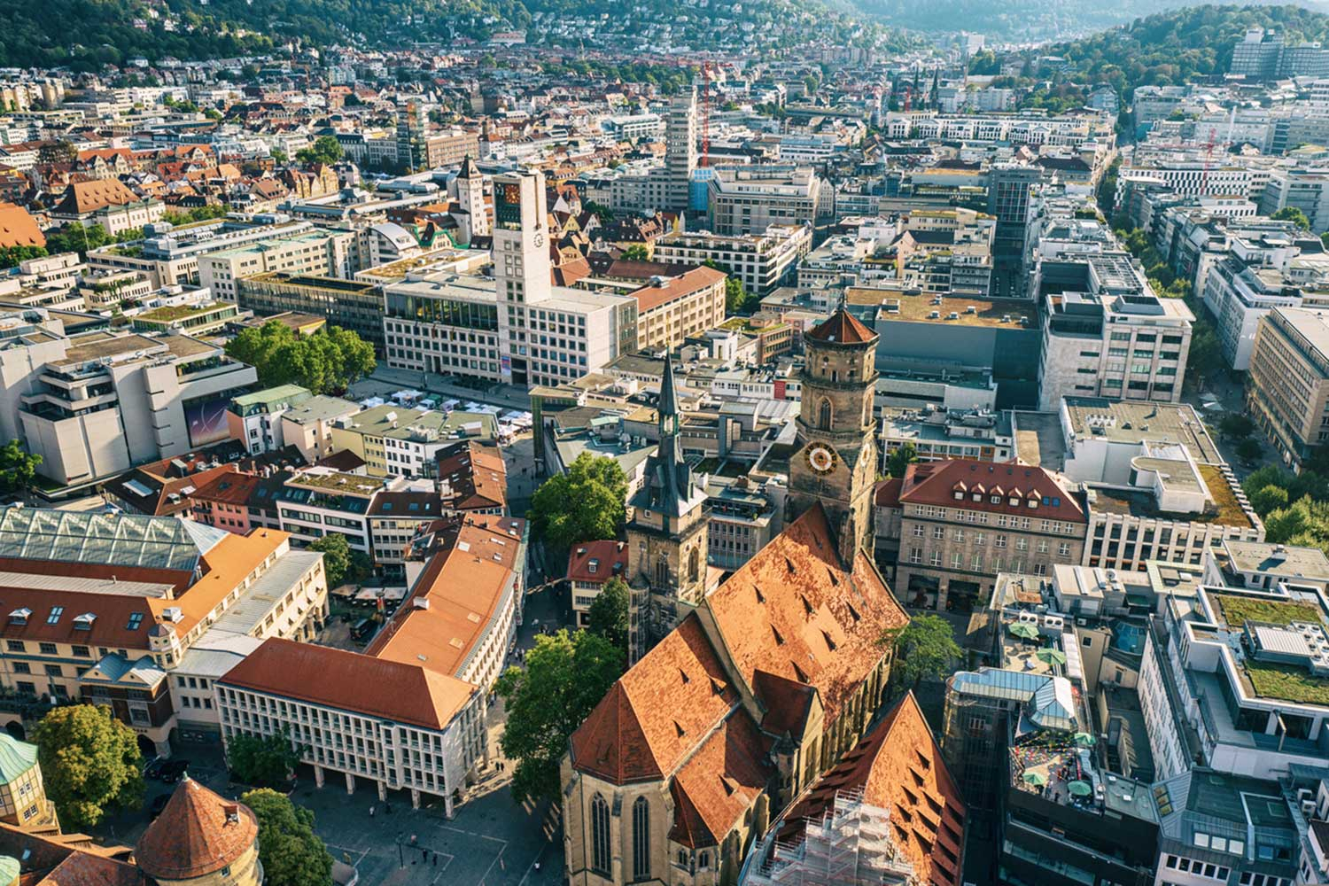 stuttgart city shot