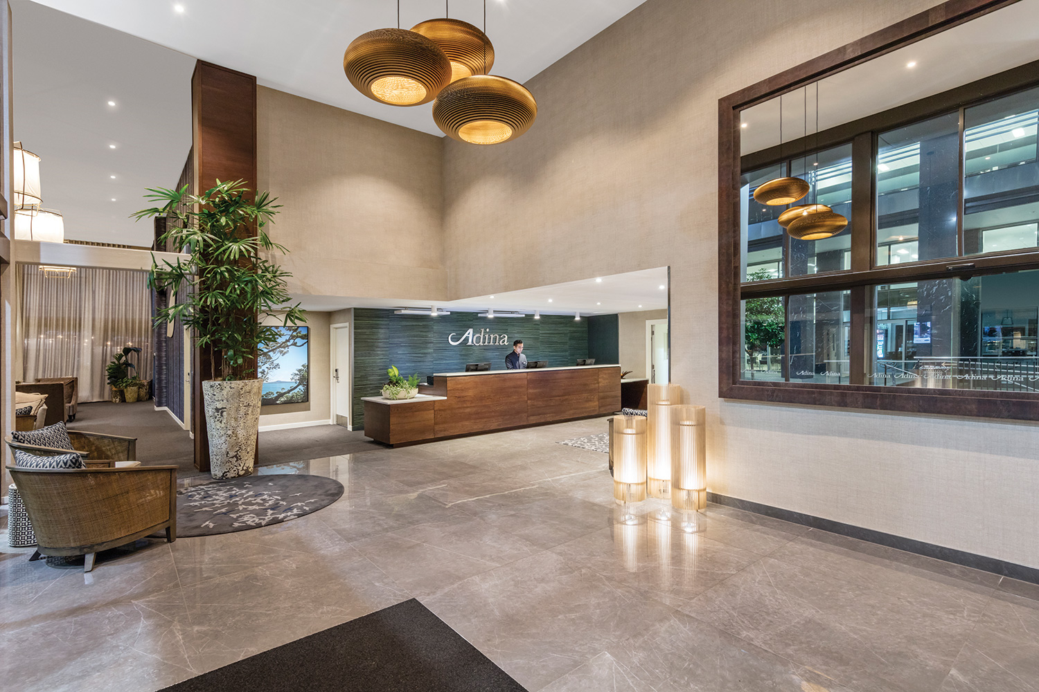 adina apartment hotel auckland britomart lobby 01 2016
