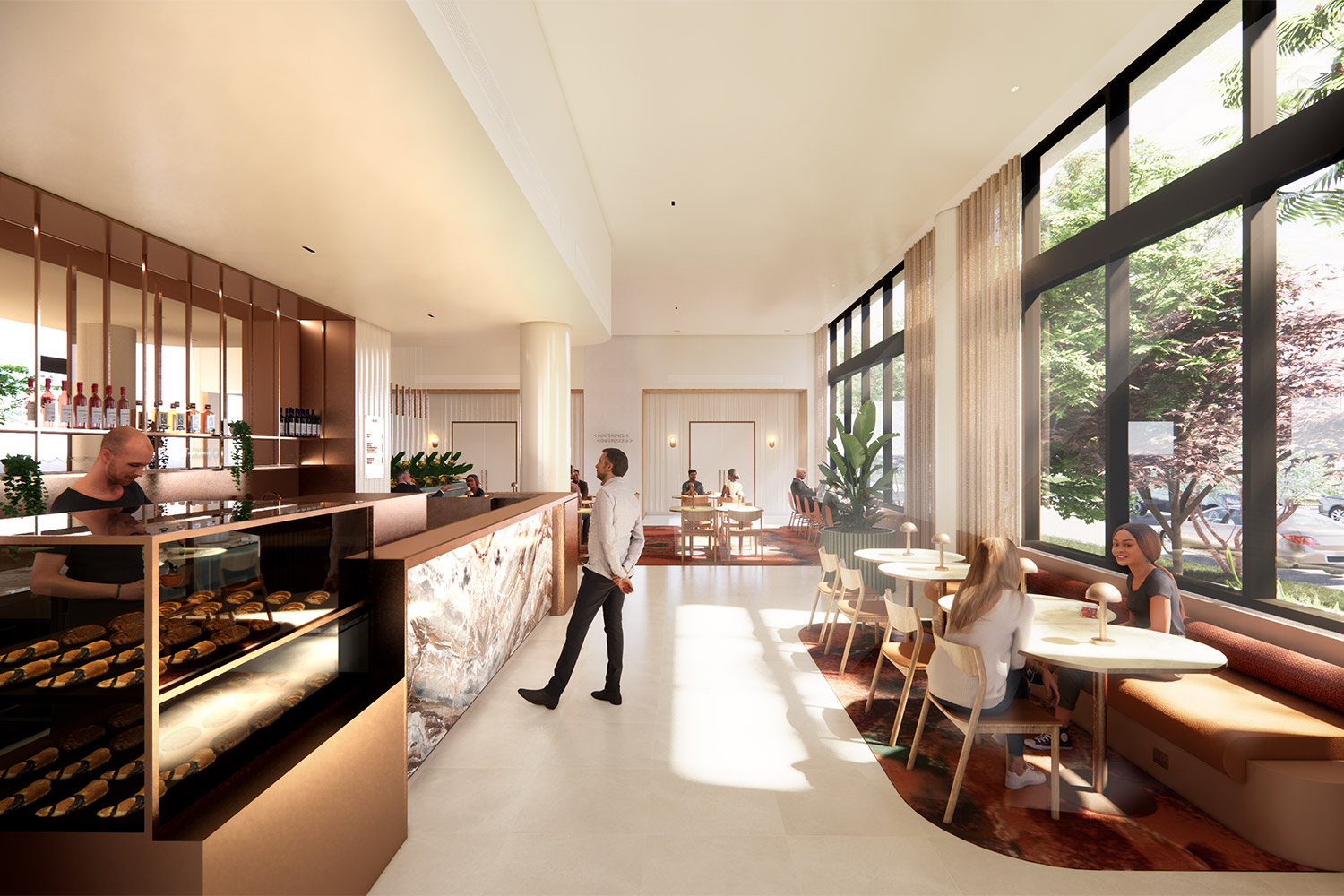 adina chermside lobby2 render